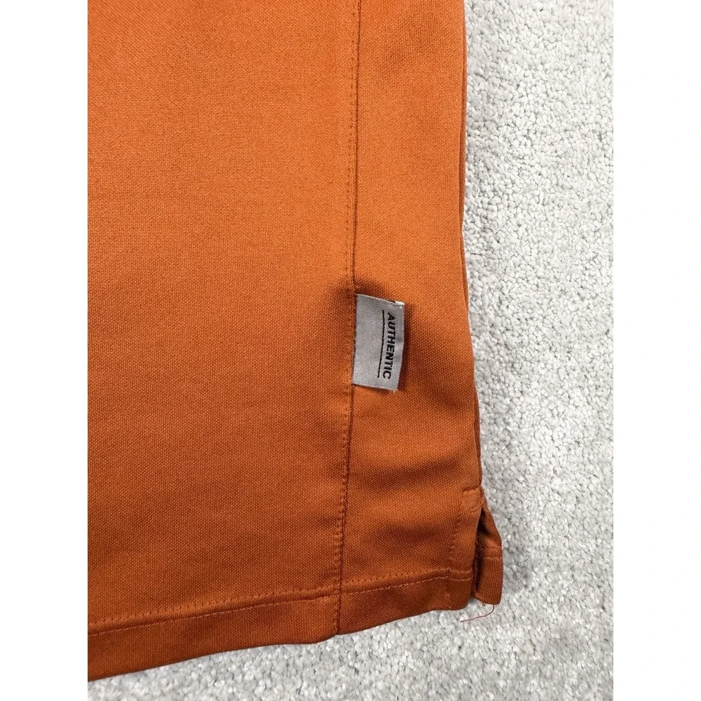 Texas Longhorns Polo Shirt Mens S Orange White NCAA Football Nike Team Dri Fit *